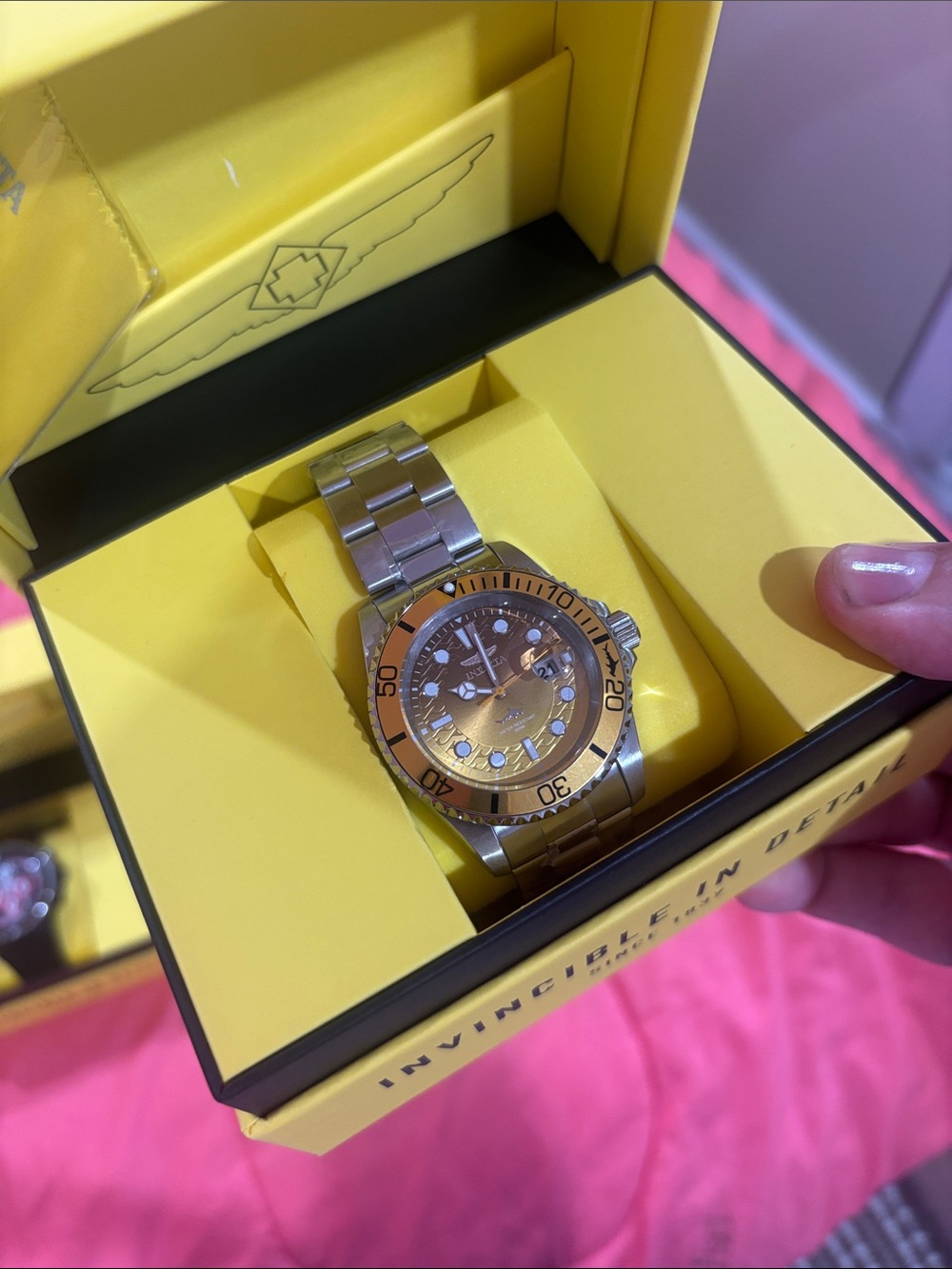 Invicta Men’s Two-Tone Silver and Gold Dive Watch